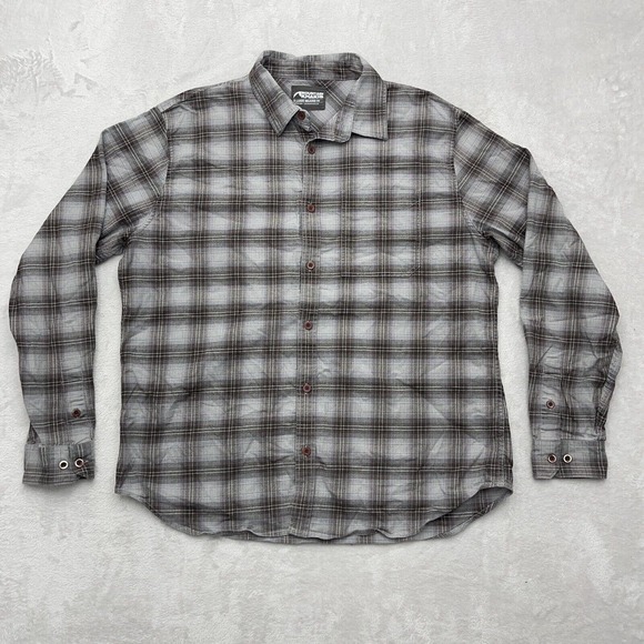 Mountain Khakis Shirts Mountain Khakis Shirt Mens Large Gray Plaid